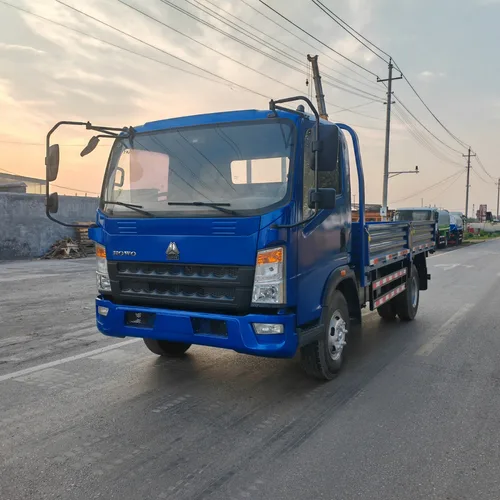 Used Sinotruk Howo 4.2m Light Cargo Truck Euro III 115HP Flatbed Delivery Van For Urban Rural Logistics Export
