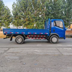 Used Sinotruk Howo 4.2m Light Cargo Truck Euro III 115HP Flatbed Delivery Van For Urban Rural Logistics Export