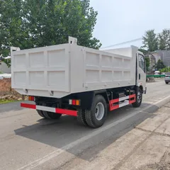 Used Howo 4×2 Light Dump Tipper Euro III 115HP Mini Construction Tipper For Rural Sand Muck Transportation Export