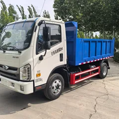 Used Foton Aumark H2 5m³ Light Dump Tipper Euro VI 150HP Mini Construction Tipper For Rural Sand Muck Transportation Export