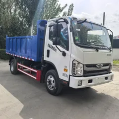 Used Foton Aumark H2 5m³ Light Dump Tipper Euro VI 150HP Mini Construction Tipper For Rural Sand Muck Transportation Export