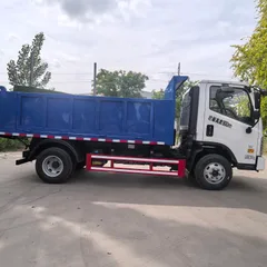 Used Foton Aumark H2 5m³ Light Dump Tipper Euro VI 150HP Mini Construction Tipper For Rural Sand Muck Transportation Export