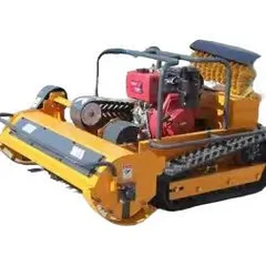 1100mm Gas Remote Crawler Mower, 55° Climbing for Orchard & Hillside