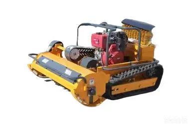 1100mm Gas Remote Crawler Mower, 55° Climbing for Orchard & Hillside