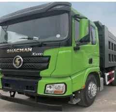 Used 6X4 Construction Dump Tipper Truck For Export Green Orange Yellow Mine Muck Transport Dumper Stock
