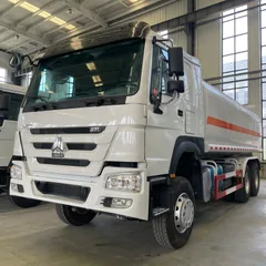 Used Remanufactured SINOTRUK HOWO 6X4 Oil Tank Truck Fuel Delivery Tanker For Cross-Border Export In Stock