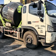 2024 Used 4×2 Concrete Mixer Truck With 190HP Weichai Engine Small Cement Mix Tanker For Construction Export