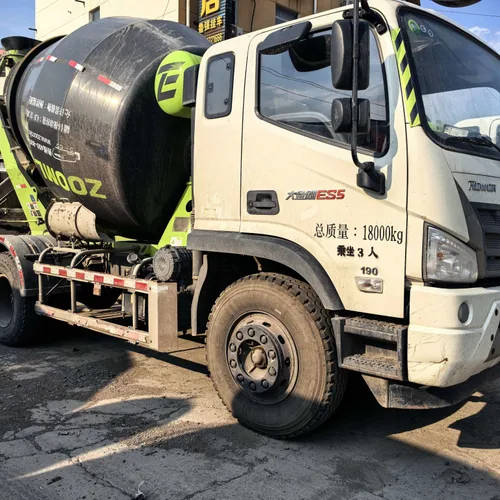 2024 Used 4×2 Concrete Mixer Truck With 190HP Weichai Engine Small Cement Mix Tanker For Construction Export