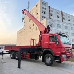 Heavy truck mounted crane