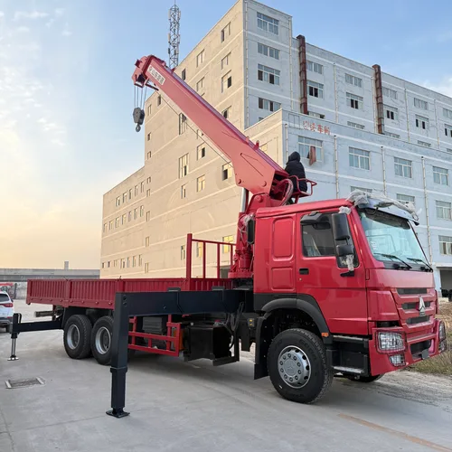 Heavy truck mounted crane