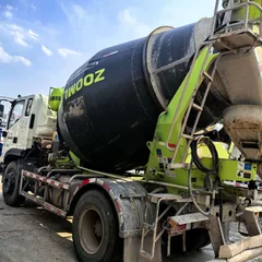 2024 Used 4×2 Concrete Mixer Truck With 190HP Weichai Engine Small Cement Mix Tanker For Construction Export