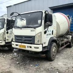 2024 Used SANY 4×2 Mini Concrete Mixer Truck 190HP Weichai Engine Short-Distance Cement Mix Tanker For Rural Construction Export