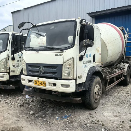 2024 Used SANY 4×2 Mini Concrete Mixer Truck 190HP Weichai Engine Short-Distance Cement Mix Tanker For Rural Construction Export