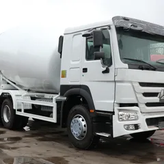 Used Remanufactured SINOTRUK HOWO 6X4 Concrete Mixer Truck Cement Mix Tanker For Overseas Construction Export In Stock