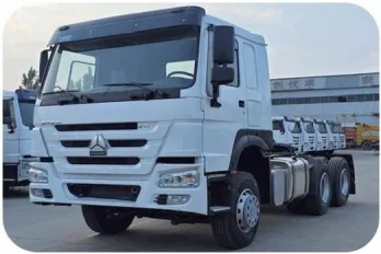 Used SINOTRUK HOWO 6X4 Tractor Head 30-40 Ton Semi-Trailer Tractor For Long-Distance Logistics In Stock