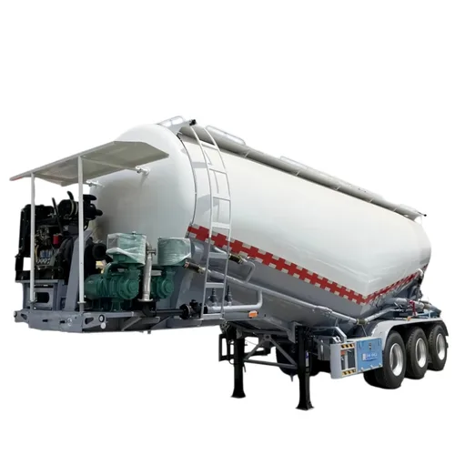Bestselling Heavy-Duty V-Type 3-Axle Bulk Cement Tank Semi-Trailer, OEM & ODM factory customization available, tank capacities optional: 35, 40, 42, 45, 50, 55, 60 cubic meters, suitable for various road conditions.