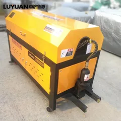 CNC Rebar Straightener Cutter All-in-one Machine, 3 Output Ports Anti-break, Store 30 Batch Sizes For Construction Site