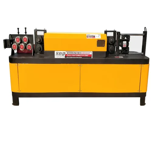 CNC Rebar Straightener Cutter All-in-one Machine, 3 Output Ports Anti-break, Store 30 Batch Sizes For Construction Site