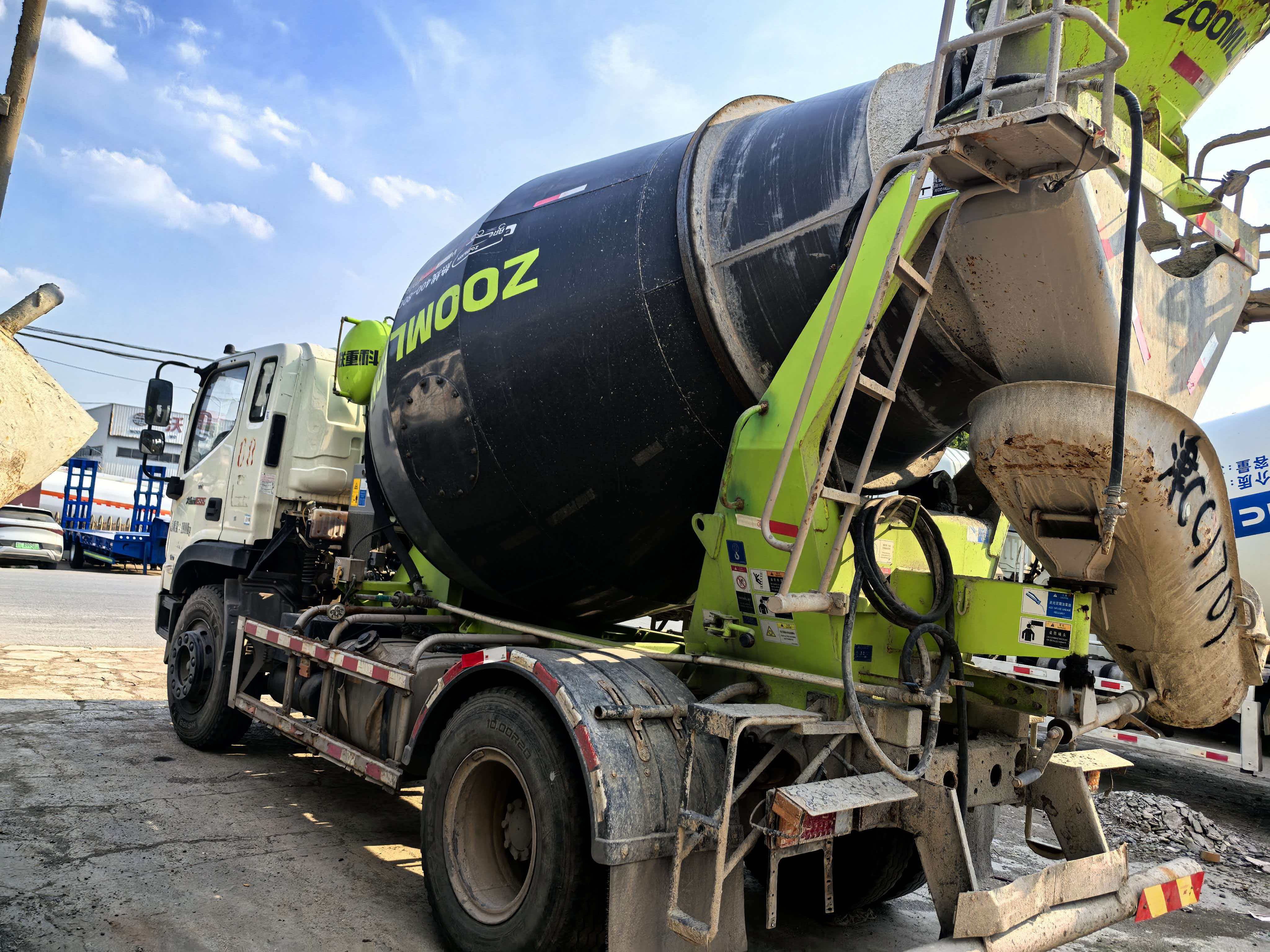 2024 Used 4×2 Concrete Mixer Truck With 190HP Weichai Engine Small Cement Mix Tanker For Construction Export