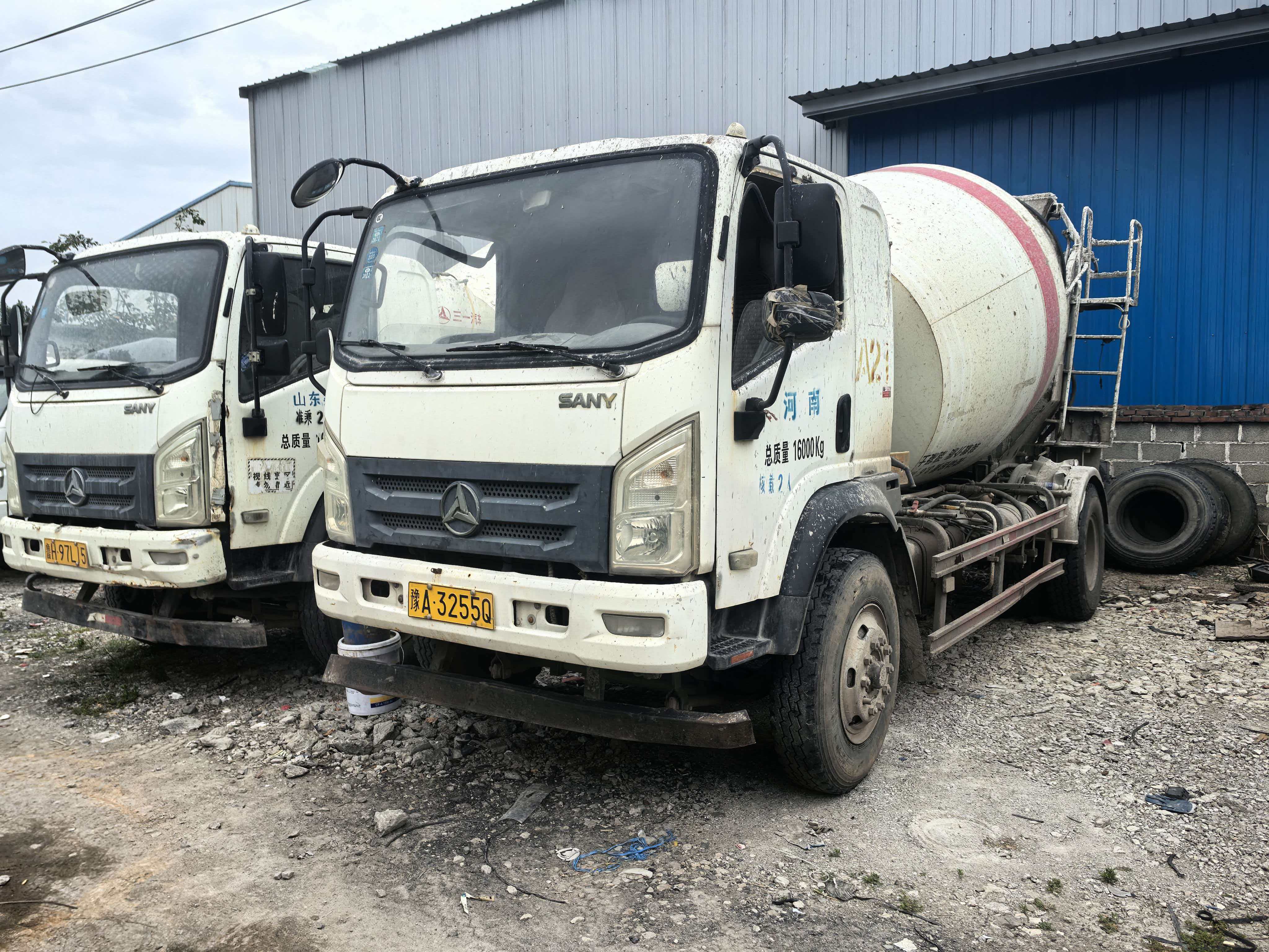 2024 Used SANY 4×2 Mini Concrete Mixer Truck 190HP Weichai Engine Short-Distance Cement Mix Tanker For Rural Construction Export