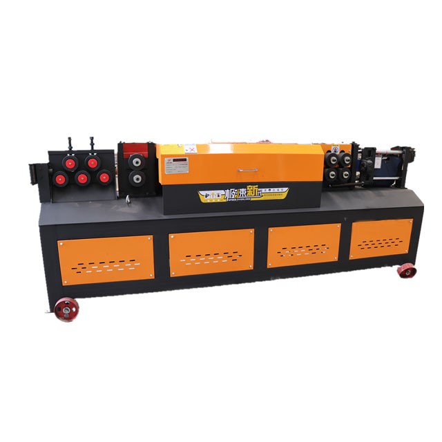 CNC Rebar Straightener Cutter All-in-one Machine, 3 Output Ports Anti-break, Store 30 Batch Sizes For Construction Site