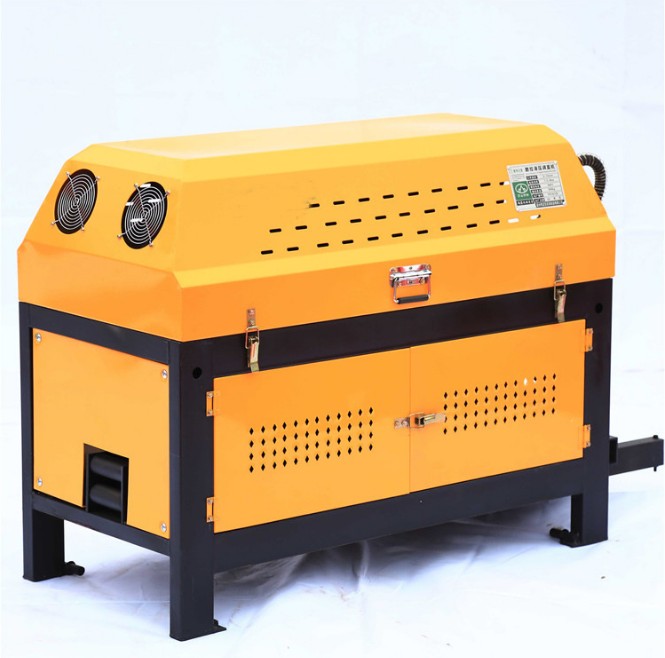 CNC Rebar Straightener Cutter All-in-one Machine, 3 Output Ports Anti-break, Store 30 Batch Sizes For Construction Site