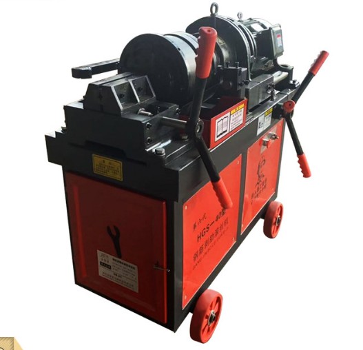 LYGS-40 Steel Bar Thread Rolling Machine For 12-40mm Rebar, 4kw High Power For Bridge & Building Construction
