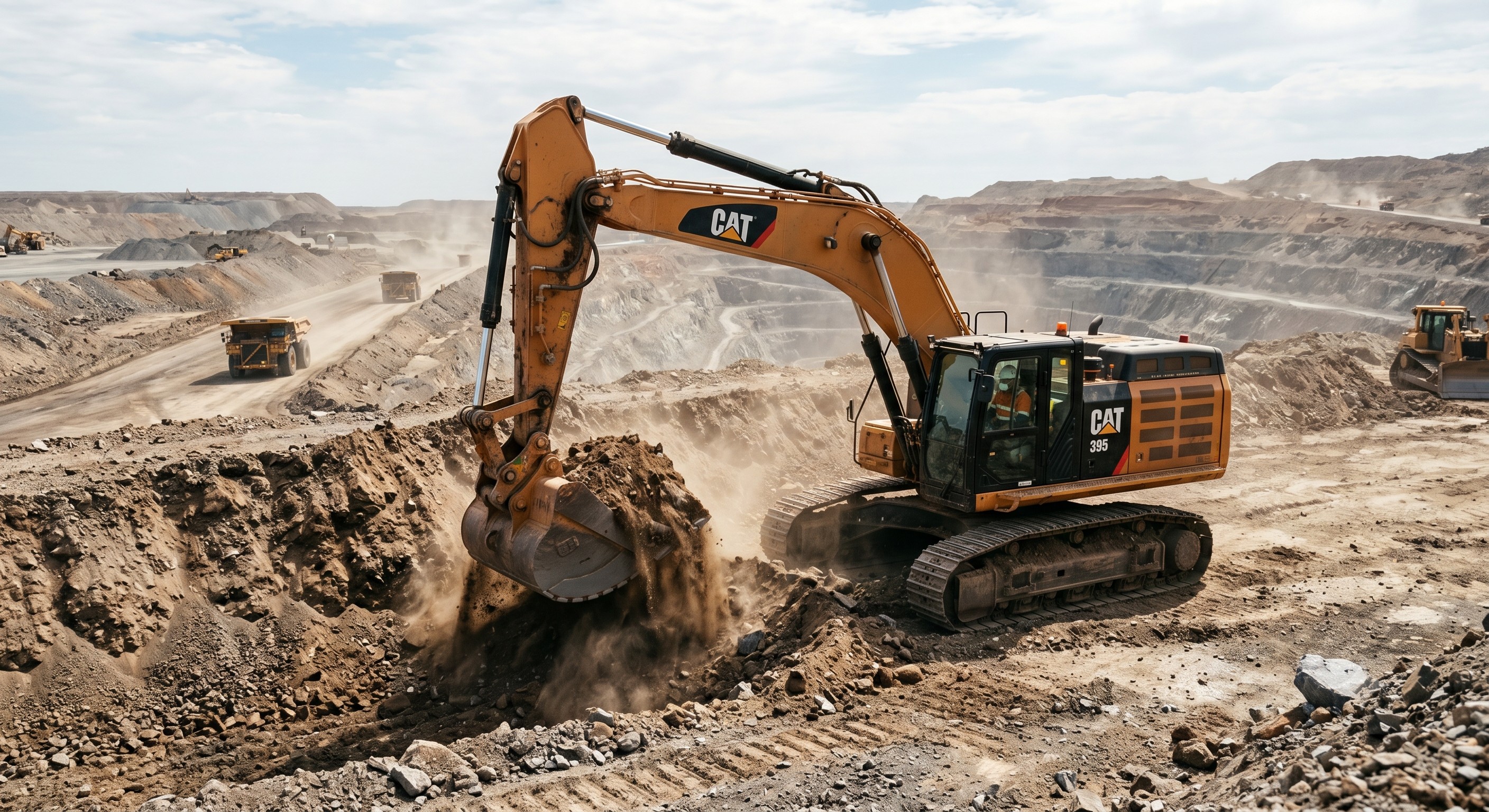 High Efficiency Digger | 33-Ton Heavy Excavator for Mining & Quarrying