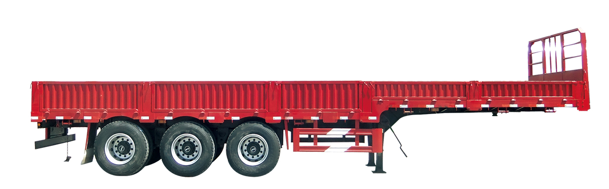 3-Axle Drop-Side Semi-Trailer For Sale