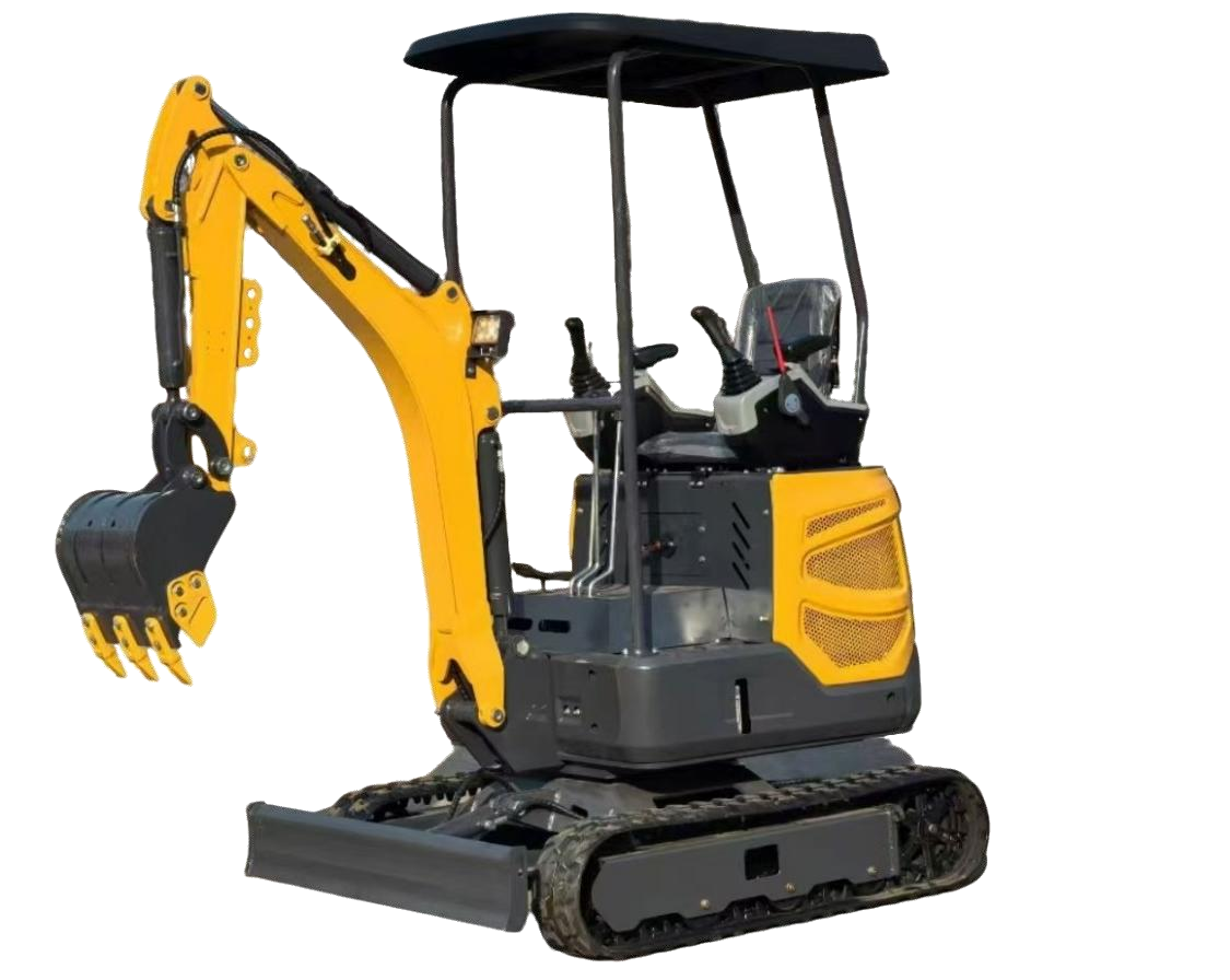 Kepu 192 Single Cylinder Mini Excavator Model 16 1050kg Pilot Operation Small Excavator With 1050mm Wide Chassis For Global Export