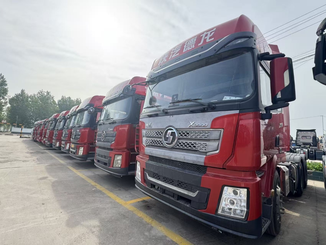 20 Units Bulk Used Shacman X3000 Tractor Head, Registered 2021, 460HP Weichai 12L Engine, Fast Manual Gearbox 3.7 Ratio, Special For Overseas Export