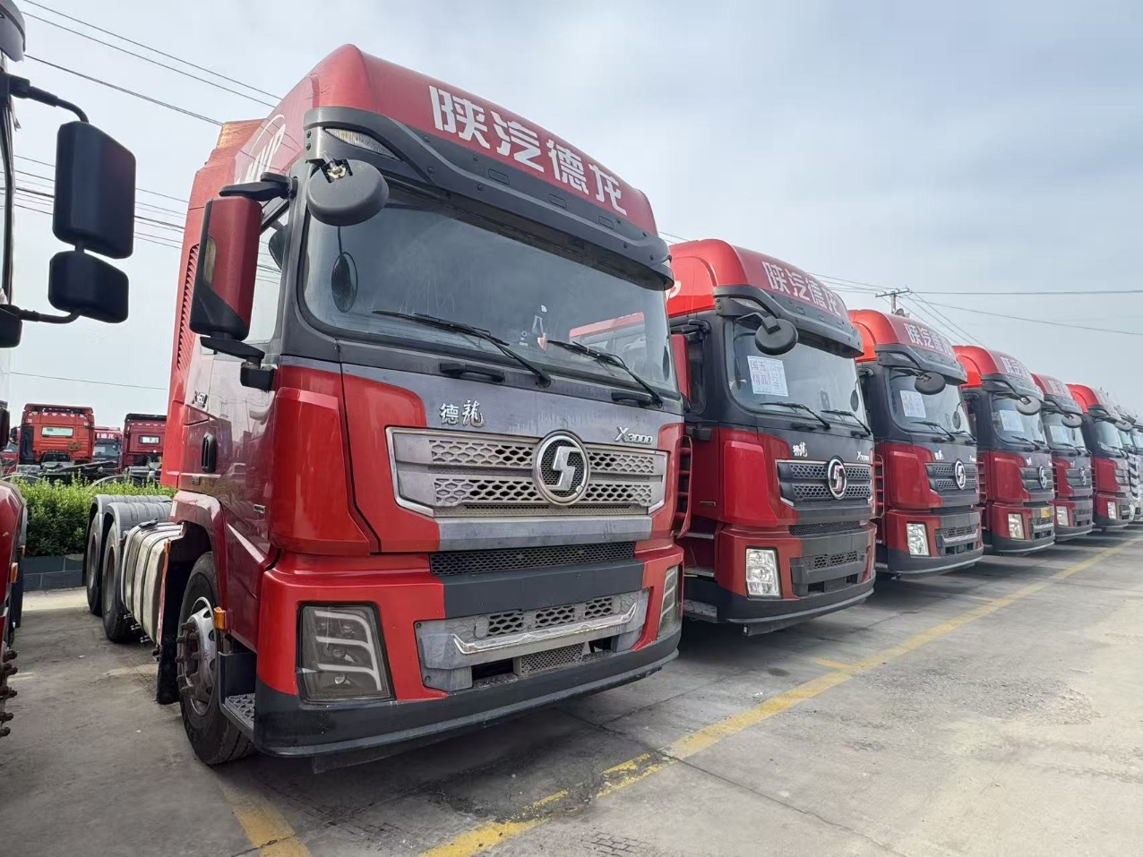 20 Units Bulk Used Shacman X3000 Tractor Head, Registered 2021, 460HP Weichai 12L Engine, Fast Manual Gearbox 3.7 Ratio, Special For Overseas Export