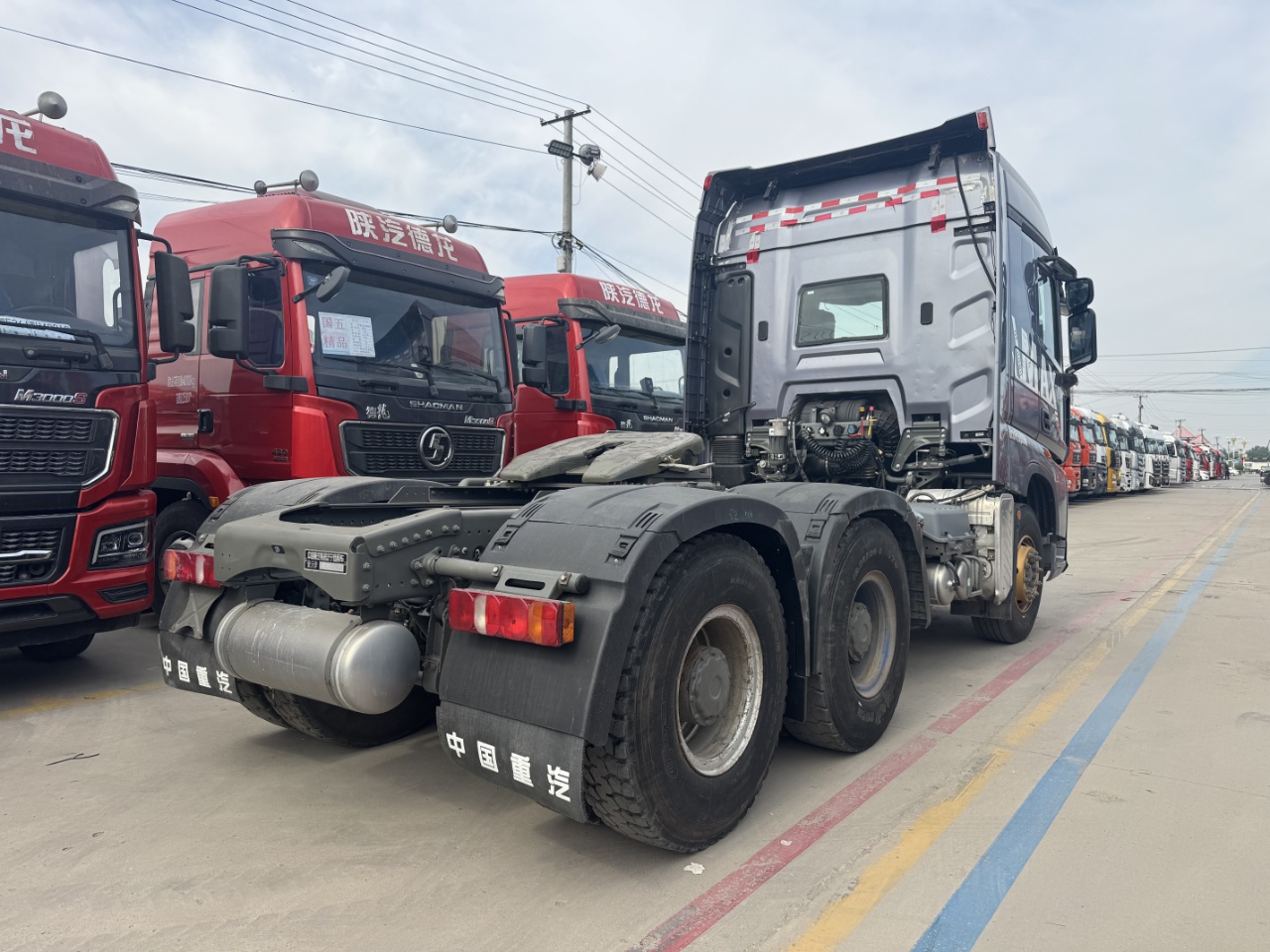 Used Howo MAX 540HP Heavy Tractor Head National VI Registered Apr 2024, Man 13L Engine Manual Gearbox 5.26 Ratio, 10/12 Leaf Spring Ultra Low Mileage National Transfer