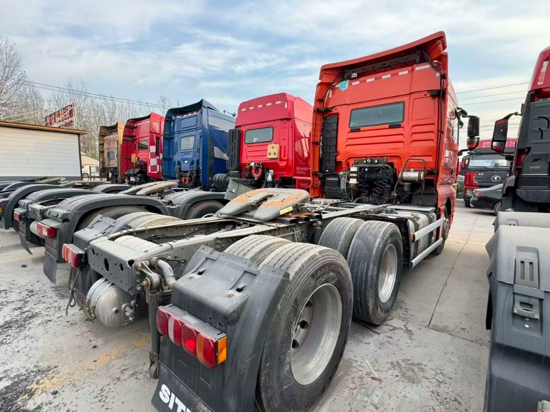 Used Sitrak C7H 540HP 6x4 Air Suspension Tractor Head National V Registered Apr 2018, German MAN Engine With Original Retarder 3.36 Ratio Special For Overseas Export