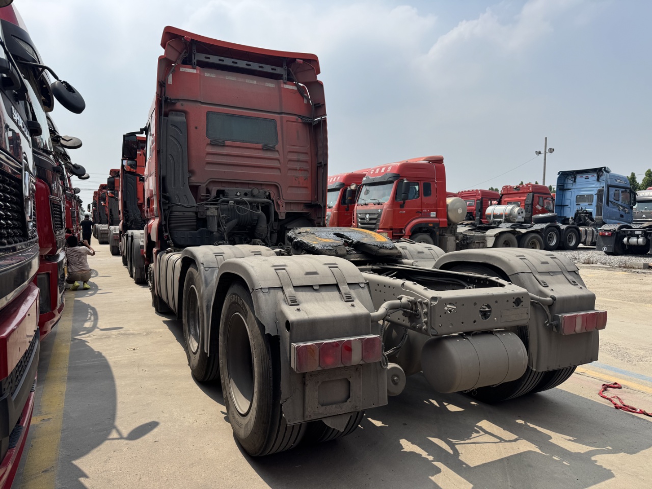 Bulk 10 Units Used Near-new Sitrak G7 Tractors Registered May 2024, MAN 480HP 12-speed Manual 3.7 Ratio Front2/Rear3 Leaf Spring Low Mileage, National Transfer & Installment Available