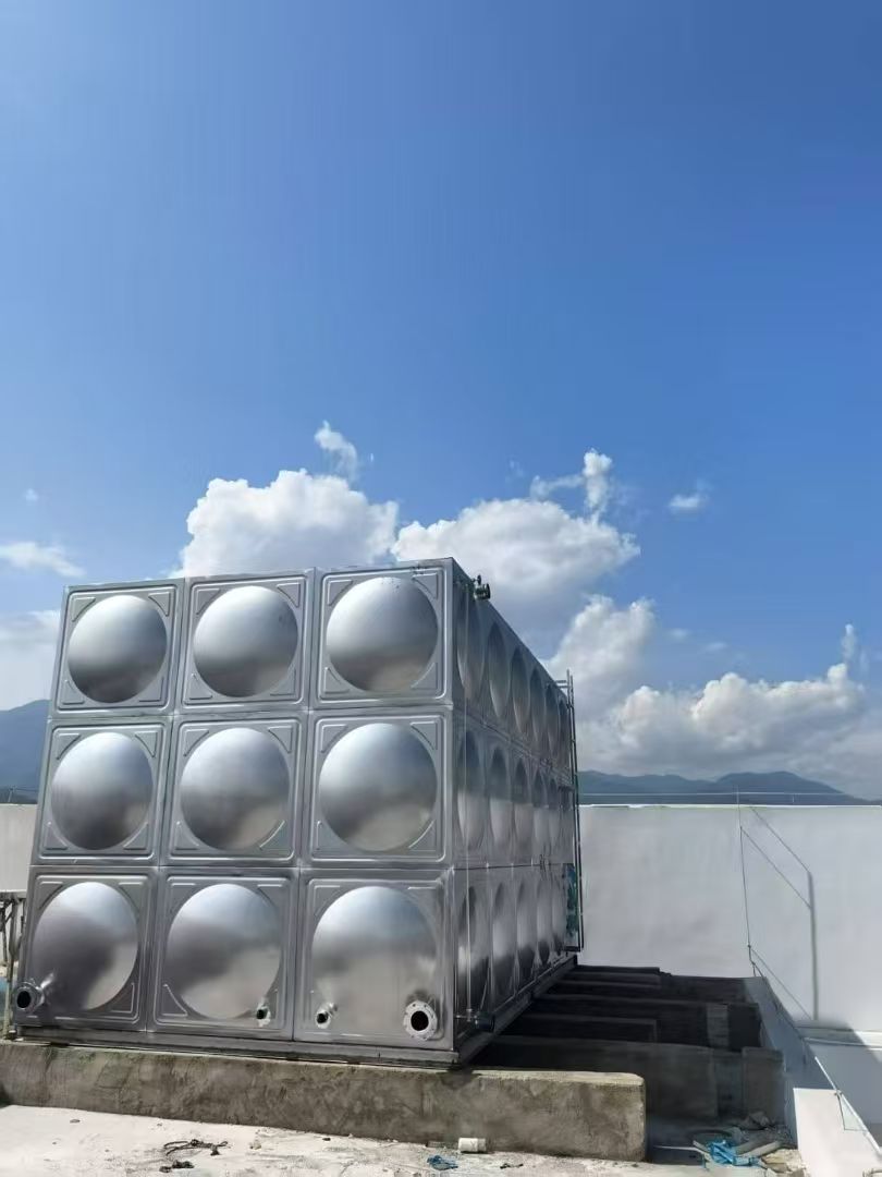 Stainless Steel Panel Water Tank, Square Assembled Storage Tank, Fire Insulated Water Vessel