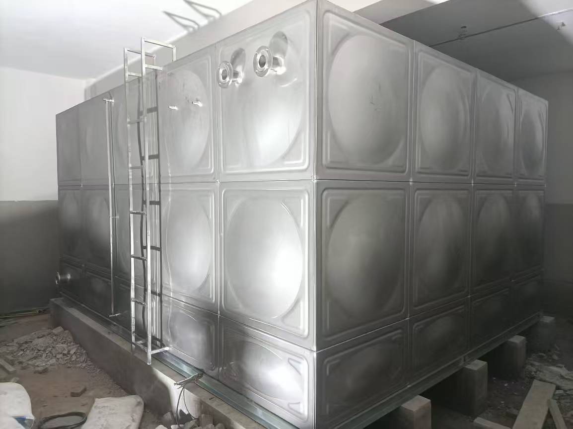 Stainless Steel Panel Water Tank, Square Assembled Storage Tank, Fire Insulated Water Vessel