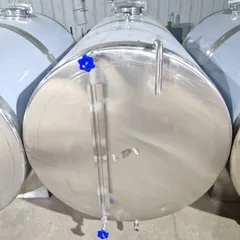 Horizontal Stainless Steel Storage Tank, Insulated Horizontal Holding Tank, Horizontal Liquid Transport Tank