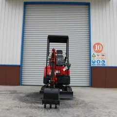 SL17JC-6 1.7 Ton Mini Crawler Excavator, Small Digger For Garden Renovation & Greenhouse Loosening, Mini Excavator For Construction Landscaping Export