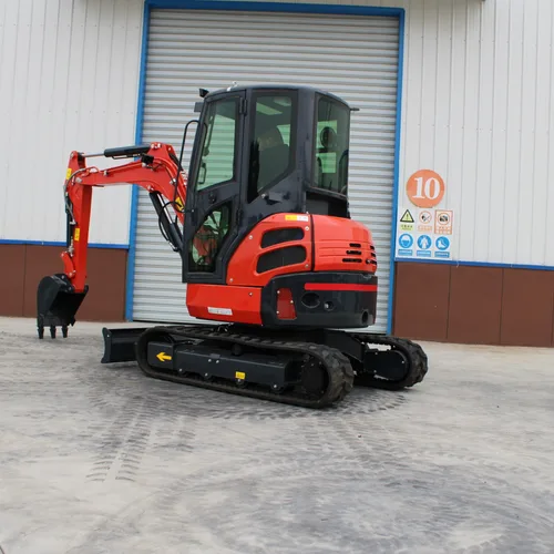 SL35JF-6P 3.5 Ton Fully Enclosed Cabin Mini Crawler Excavator, Small Digger With Air Condition For Municipal Engineering Orchard Greenhouse Breaking & Trenching Export