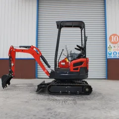 SL17JC-6 1.7 Ton Mini Crawler Excavator, Small Digger For Garden Renovation & Greenhouse Loosening, Mini Excavator For Construction Landscaping Export
