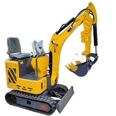 Yanmar 192 Diesel Mini Excavator Model 12 0.7Ton Manual Mechanical Control Digger Wider Chassis Higher Digging Capacity Than Model 06 08