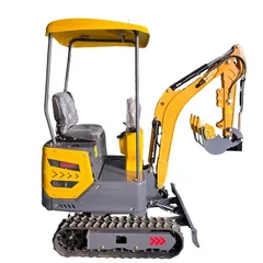 750kg Mechanical Mini Crawler Excavator Model 13 Sun Canopy Equipped Single Gear Pump Hydraulic Mini Digging Machine For Farm Landscape Equipment Rental