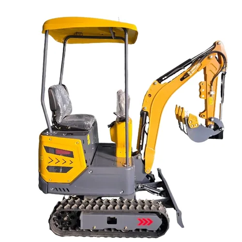 750kg Mechanical Mini Crawler Excavator Model 13 Sun Canopy Equipped Single Gear Pump Hydraulic Mini Digging Machine For Farm Landscape Equipment Rental