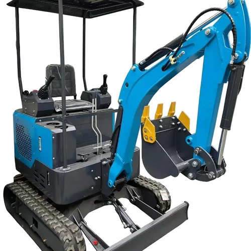 1200kg Mini Crawler Excavator Model 18S With Canopy Cast Iron Counterweight 10+3 Dual Pump Hydraulic Mini Digging Machine
