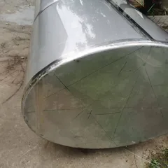 Horizontal Stainless Steel Storage Tank, Insulated Horizontal Holding Tank, Horizontal Liquid Transport Tank