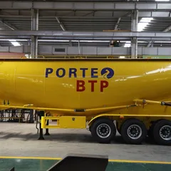 30cbm 3-Axle 3-Compartment Powder Material Transport Truck cement tanks bulk powder trailer For Sale