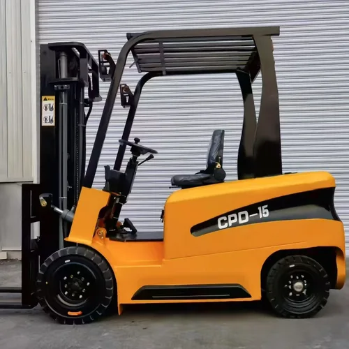 Four Wheel Electric Forklift, Lithium Battery Stacker, Factory Goods Lifting Truck