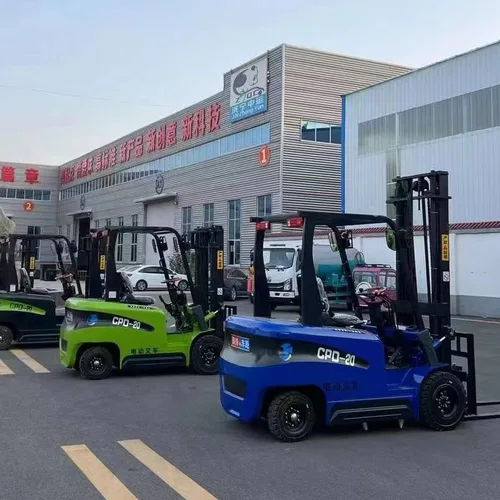 CPD-20 2 Ton Four Wheel Lithium Counterbalance Electric Forklift, Warehouse Pallet Stacker, Silent Indoor Battery Loading Truck