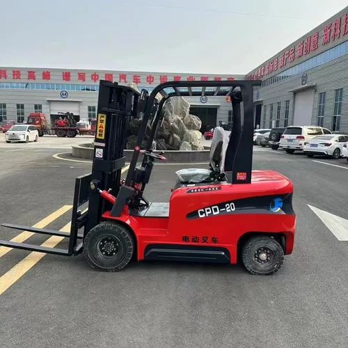 CPD-20 2 Ton Four Wheel Lithium Counterbalance Electric Forklift, Warehouse Pallet Stacker, Silent Indoor Battery Loading Truck